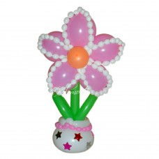 Букет з кульок в горщику